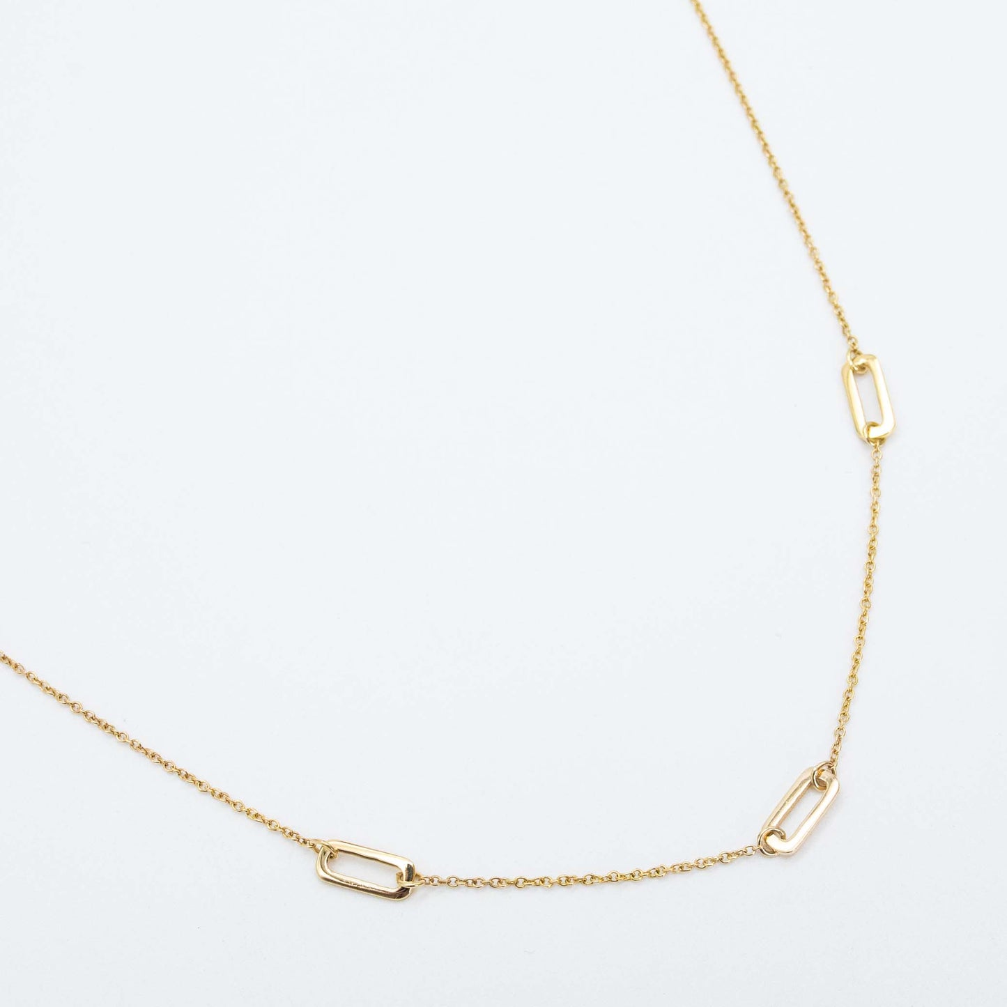 Trio Link Necklace