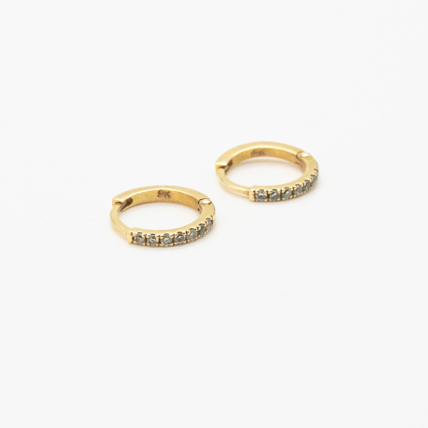 Mini Diamond Huggies 12mm