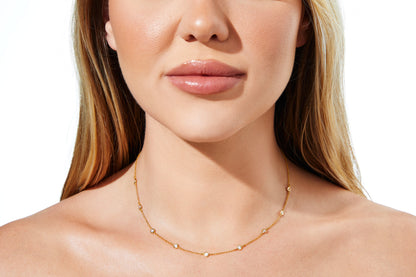 Staggered Diamond Necklace