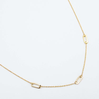 Trio Link Necklace