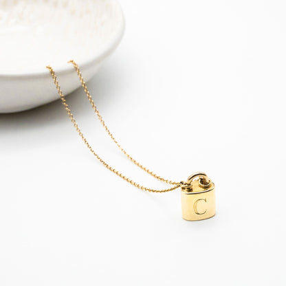 Lock necklace
