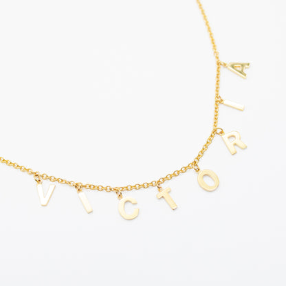 Letter Charm Necklace