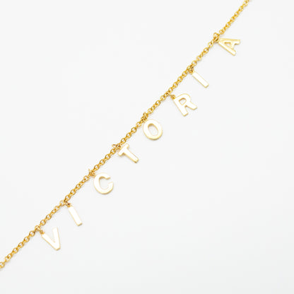 Letter Charm Necklace