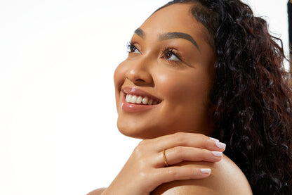 Gypsy ring in 9ct solid gold with six flush-set white diamonds – handcrafted fine jewellery