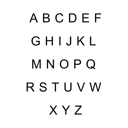 Letters for Mini Name Necklace 