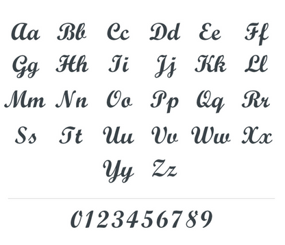 Personalised name ring in 9ct solid gold with custom lettering – handmade dainty stacking ring from South Africa